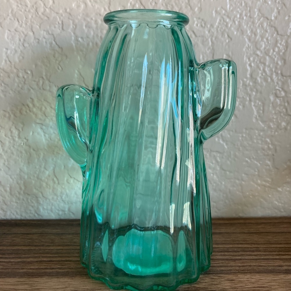 Target Bullseye 2023 Cactus 🌵 Green Glass Planter Vase Bundle Brand New - Picture 14 of 14